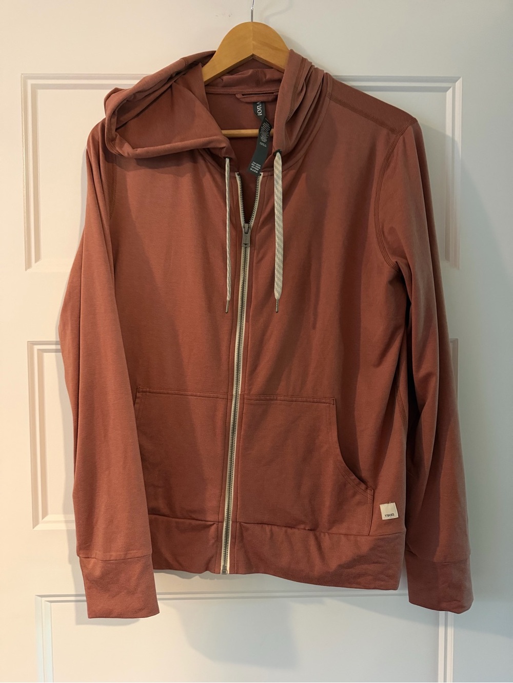 lululemon athletica Rust-Colored Full-Zip Hoodie